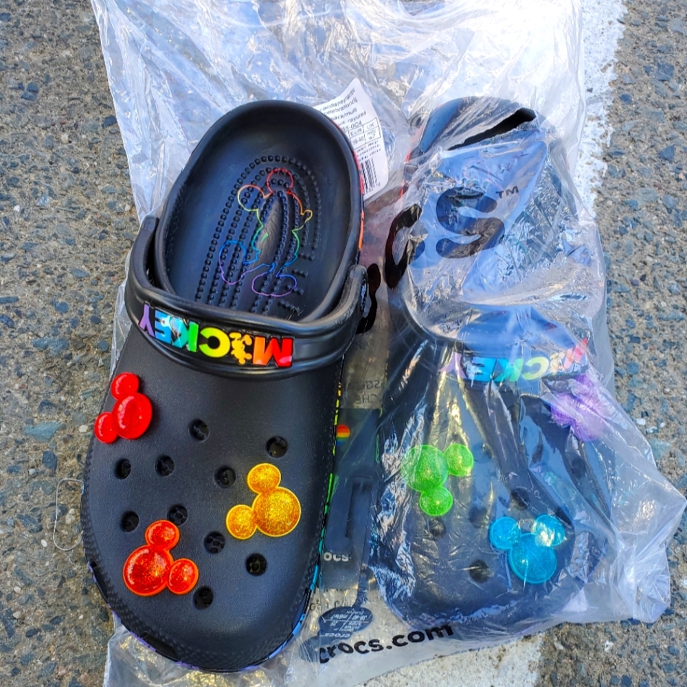 Mickey Mouse Crocs never before worn